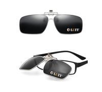 LUFF Clip-on Sunglasses Men Women,Polarised Flip Up Anti-Glare Lightweight