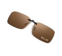 LUFF Clip On Sunglasses Over Prescription Glasses,Polarised 4g Ultra Light