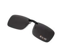 LUFF Polarized Clip on Sunglasses Over Prescription Glasses for Men Women Driving/Fishing Anti Glare|100% UV400 Protection