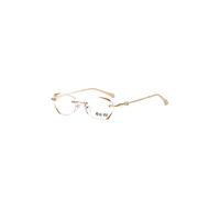 LUFF Rimless Reading Glasses for Women,Frameless Metal Fashion Diamond Cut Edge Blue Light Computer Readers,Anti Eyestrain