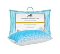 Luff The Bamboo Honeycomb Pillow - Cooling Pillow, Breathable & Hypoallergenic, Airflow Design, Soft & Supportive, Machine Washable, For Side, Back & Front Sleepers - 60x40cm