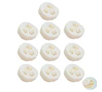 LUFFA Natural Loofah Slices - Gentle Body , Natural Kitchen Cleaning Pads, Soap Crafts | Compostable Sponges, Organic Skin Washes, Rondell
