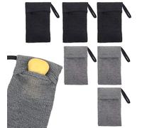 LUFFLOK 6 PCS Soap Bags for Shower, Bath and Body Exfoliating Mitts, Dead Skin Remover for Soap Saver Bag for Women & Men, Cleaning Face Exfoliator Bag Exfoliating Shower Towel for Shower Spa Massage