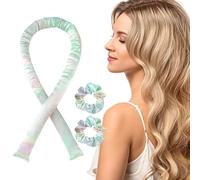 LUFFLOK Heatless Curling Set 3 PCS Satin Hair Curler High Resilience