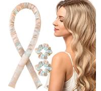 LUFFLOK Heatless Curling Set 3 PCS Satin Hair Curler High Resilience