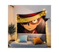 (Luffy, ?150x130?) Anime hanging cloth One Piece Naruto Internet celebrity rental room decoration decorative wall cloth tapestry