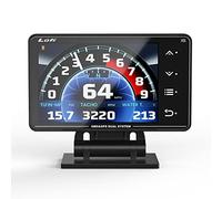 Lufi Xs Obd2 Gauge Display, GPS Speedometer,car inclinometer, Boost Gauge, RPM Meter, Heads up Display for car,Multifunction Digital Gauge Cluster