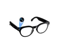 Lufor Smart Glasses with Camera & Bluetooth, 1200P HD Video Recording with Object Recognition, Open-Ear Audio, Real-Time Translation & Voice Assistant for Vlogging, Travel & Meetings