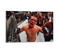 LUFPOTH Nate Diaz Canvas Wall Art Decor Living Room Modern Family Bedroom 12x18inch(30x45cm) Frame-style