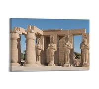 LUFPOTH Nile, Sacrificial Temple, Ancient History, Egyptian Temple, Historical Station Posters And Prints Canvas Wall Art Posters 08x12inch(20x30cm) Frame-style-29