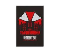 LUFPOTH Resident Evil Umbrella Video Game Poster Canvas Wall Art Decor Living Room Modern Family Bedroom 16x24inch(40x60cm) Unframe-style