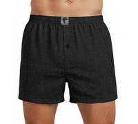 LUFT Mens Fine Linen Soft Stretch Elastic Waistband Boxer Shorts