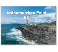 Luftbild Vom Ardnamurchan Point Mit Dem 35 Meter Hohen Leuchtturm, Am Westlichsten Punkt Der Britischen Hauptinsel, Ardnamurchan, Fridge Magnet