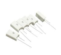 Luftschloss 5pcs 3KΩ SQM RX27-5 Vertical Cement Resistor 5W (3K Ω 3K R 3K Ohms), 92+ Multiple Resistance Options