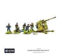 WAR-402012036 - Warlord Games - Bolt Action - 7x 28mm Miniatures - WW2 German Luftwaffe Field Division Flak 37