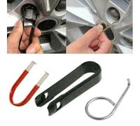 Lug Bolt Nut Center Cap Removal Tool for Cars and Trucks, 3-Pack Wheel Fastener Cover Extractor with for DURABLE Plastic Nylon and Stainless Steel Build