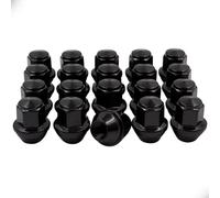 Lug Bolts Compatible With For Mustang For Edge 2015-2020 For Explorer 2020-2024 14x1.5 37mm Tall Wheel Lug Nuts 13/16" Hex 21mm 20Pcs(Black)