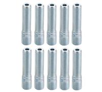 Lug Bolts for VW, for Skoda, 10pcs 60mm Double-Head Wheel Lug Bolts Anti-string Screws M14x1.5-M12x1.5/M14x1.25-M12x1.5