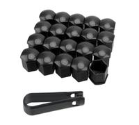 Lug Nut Covers for Land Rover Range Rover Velar Evoque Freelander Discovery Vision Defender, 20pcs Car Tire Screw Cap(21mm black)