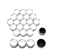 Lug Nuts 17MM | Car Chrome Wheel Nut Caps Protector Hub Tighten Screws Covers Tyre Nut Bolts