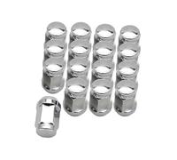 Lug Nuts Compatible with Jaguar For Daimler For XJ 1986-2003 For XJSC 1985-1996 Car Chrome Steel Wheel Lug Nuts 1/2"-20 60 Degree Tapered 32mm
