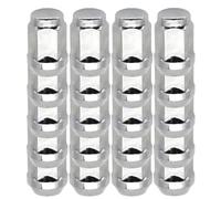 Lug Nuts Compatible with Jaguar for Daimler XJ 1986-2003 Chrome Steel Wheel Lug Nuts 1/2"-20 60 Degree Tapered 32mm