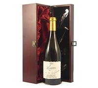 Lugana Riserva Zenato 2009 Sergio Zenato vintage wine in a silk lined wooden box with four wine accessories, 1 x 750ml