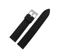 LUGEMA 18mm 20mm 22mm 24mm Watch Strap Band Sports Waterproof Silicone Watchband Quick Release Breathable Rubber Wristband(Black blk line sivBK,20mm)
