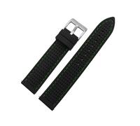 LUGEMA 18mm 20mm 22mm 24mm Watch Strap Band Sports Waterproof Silicone Watchband Quick Release Breathable Rubber Wristband(Black gre line sivBK,20mm)