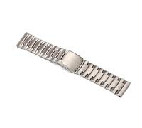 LUGEMA 22mm 24mm 26mm 28mm 30mm 32mm Watchband Compatible With Diesel Watch Strap Silver Black Gold Stainless Steel Men's Watch Band Leather Strap(Silver,28mm)