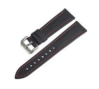 LUGEMA Luxury Men Watch Sailcloth Strap Leather 20mm 22mm 23mm Black Nylon Watch Band Strap Waterproof Wrsitband(Black2,23mm)