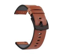 LUGEMA New Genuine Leather Watch Band Strap Quick Release Vintage Bands 18mm/20mm/22mm/24mm Handmade Watchbands(Brown Black,20mm)