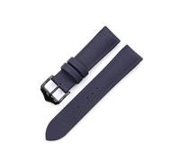 LUGEMA Silicone+Oxford Fabric Watch Strap 18mm 20mm 22mm Watchband For Men Women Bracelet Canvas Strap Blue Green(Blue,18mm)