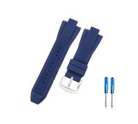 LUGEMA Silicone Rubber Watch Strap Compatible With Michael Kors Mk8184 8729 MK9019 MK8295 MK8492 MK9020 MK8152 MK9026 Watchband Accessories 29 * 13mm(Dark Blue-ST-K2)