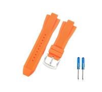 LUGEMA Silicone Rubber Watch Strap Compatible With Michael Kors Mk8184 8729 MK9019 MK8295 MK8492 MK9020 MK8152 MK9026 Watchband Accessories 29 * 13mm(Orange-ST-K2)