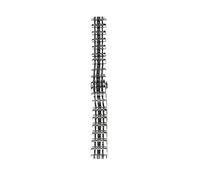 LUGEMA Solid Stainless Steel Watch Band 12 14 15 16 17 18 19 20 21 22 23 24mm Watch Strap Replacement Metal Watchbands Bracelet W Pins(Silver Black,20mm)