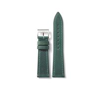 LUGEMA Vintage Watch Strap Quick Release 18mm 19mm 20mm 21mm 22mm Cowhide Watchband Smart Accessories Bracelet(Green,21mm)