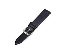 LUGEMA Watch Bracelet Belt Woman Watchbands Genuine Leather Strap Band 12-24mm Multicolor Bands(Black,16mm)