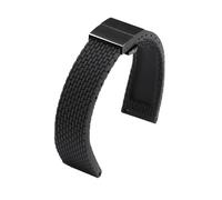 LUGEMA Waterproof Silicone Watchband Black White Red Orange Blue Wristband Replacement Strap For Men And Women Quick Release(Black black,16mm)