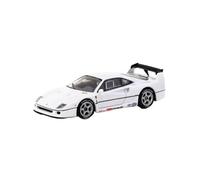 LUgez Scale Diecast Car 1:64 For F40 Lightweight White Diecast Model Car Finished Car Model Static Alloy Car Model Collectible Model vehicle
