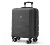 Lugg 15 Inch Jetset Lightweight Travel Cabin Bag Abs Shell Protection 45X36X20Cm, Black