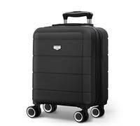 LUGG 15 Inch Jetset Lightweight Travel Cabin Bag Carry On Approved Suitcase ABS Shell Protection Water Resistant & Safe Locking System Easyjet Free Under seat Luggage (45x33x20cm)