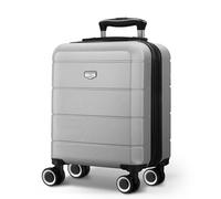 LUGG 15 Inch Jetset Lightweight Travel Cabin Bag Carry On Approved Suitcase ABS Shell Protection Water Resistant & Safe Locking System Easyjet Free Under seat Luggage (45x33x20cm)