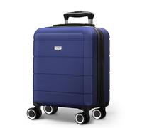 LUGG 15 Inch Jetset Lightweight Travel Cabin Bag Carry On Approved Suitcase ABS Shell Protection Water Resistant & Safe Locking System Easyjet Free Under seat Luggage (45x33x20cm)