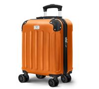 LUGG 15 Inch Skywander Lightweight Underseat Cabin Bag - EasyJet Approved Carry-On Suitcase, Durable ABS Hard Shell, Smooth Double Spinner Wheels, Water-Resistant & Compact Travel Luggage (45x34x20cm)