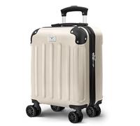 LUGG 15 Inch Skywander Lightweight Underseat Cabin Bag - EasyJet Approved Carry-On Suitcase, Durable ABS Hard Shell, Smooth Double Spinner Wheels, Water-Resistant & Compact Travel Luggage (45x34x20cm)