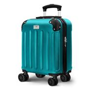 LUGG 15 Inch Skywander Lightweight Underseat Cabin Bag - EasyJet Approved Carry-On Suitcase, Durable ABS Hard Shell, Smooth Double Spinner Wheels, Water-Resistant & Compact Travel Luggage (45x34x20cm)
