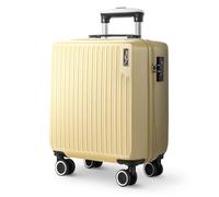 LUGG 15 Inch Vacay Cabin Case - 45x36x20 cm, Airline Approved Carry On Suitcase, ABS Lightweight, Water Resistant Hard Suit Cases with 360° Spinner Wheels, Carry On Bag with TSA Indent Lock