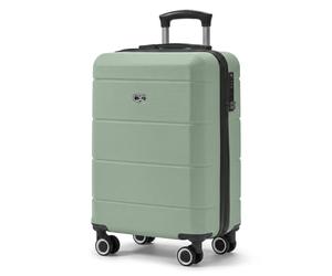 LUGG 20-Inch Jetset Lightweight Cabin Suitcase, ABS Hard Shell, Water-Resistant Carry-On Luggage, TSA-Approved Lock, 4 Spinner Wheels, 3-Step Telescopic Handle, EasyJet Overhead, 55 x 35 x 23 cm