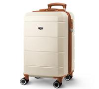 LUGG 20 Inch Jetset Lightweight Travel Cabin Bag Carry On Approved Suitcase ABS Shell Protection Water Resistant & Safe Locking System Easyjet overheadLuggage 55x35x23cm